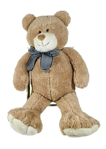 2011 Collectable Circo Teddy Bear-21" Soft Plush Bear w/Striped Bow-NEW IN BOX! - Picture 1 of 9
