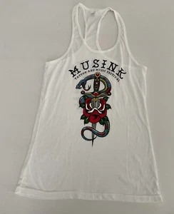 Women Musink Tattoo & Music Festival Tank Top Snoop Deftones Barker XXL 1223a - Picture 1 of 4
