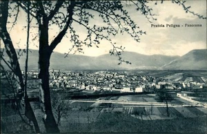 Pratola Peligna - ampio Panorama - L'Aquila - viaggiata 1938 - Picture 1 of 2