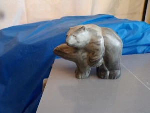 Vintage DORNKUNST Steinpaarung Eskimo Eisbären - Bild 1 von 6