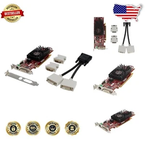 Radeon 4350 SFF 512MB Low Profile Dual Monitor Graphics Card with DVI-I Outputs - Picture 1 of 11