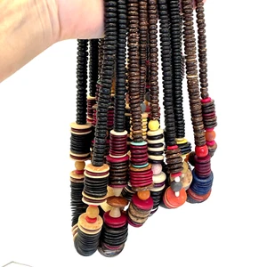 Grobe Statement Perlen & Scheiben Halskette 9 Stück tragbar oder zum Basteln - Bild 1 von 11