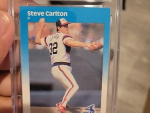 1987 Fleer #490 Steve Carlton Chicago White Sox 8.5 CSG