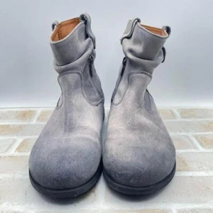 Birkenstock Short Boots Suede Women Size 37 US Shoes Size 6-6.5 Gray - Picture 1 of 10