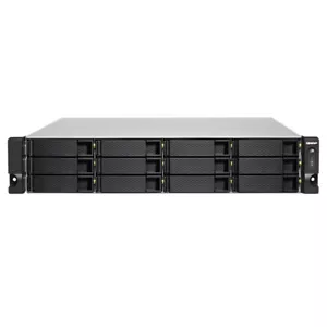 QNAP TS-1273U 4-Core 2,1 GHz 8 GB UDIMM DDR4 512MB 12 x Bay - Bild 1 von 4