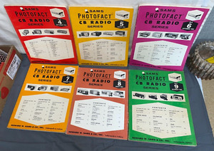 U CHOOSE  #4 - #95  1963-1976 Sams PHOTOFACT CB RADIO Series book manual volumes