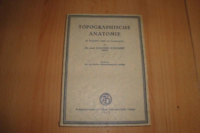 TOPOGRAPHISCHE  Anatomie  sehr guter Zustand  - Bild 1 von 4