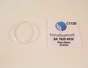 Reloj Cristal Para SEIKO 7625 9020 SPORTSMATIC Plexi-Vidrio Nuevo Repuesto C172B - Imagen 1 de 1