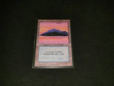 MTG 1x Revised basic land HP German FBB Island (Purple) - ships w/ tracking - Image 1 of 2