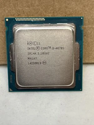 Intel Core i5-4670S 3.1 GHz Quad-Core Computer Desktop Processor Socket SR14K - Image 1 of 2