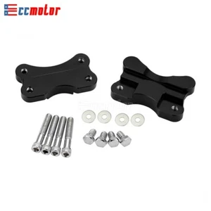 21" Front Wheel Fender Riser Lift Brackets Relocation Adapters For Harley Fatboy - Picture 1 of 8