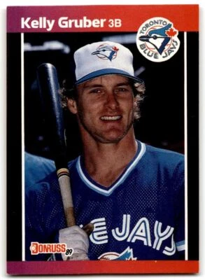 1989 Donruss Kelly Gruber Toronto Blue Jays #113 - Image 1 of 2