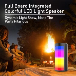 40W Portable Wireless Bluetooth Speaker Stereo Bass Loud AUX USB FM Waterproof - Picture 1 of 11