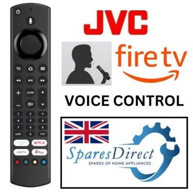 RM-C3255 Remote Control For JVC LED Voice ALEXA Fire TV LT-43CF700 RM-C3253 - Image 1 of 3