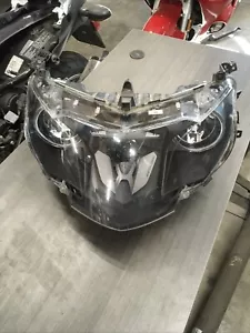 2012-2015 BMW K1600GTL ACTIVE XENON HEADLIGHT All Tabs Good 240187 - Picture 1 of 10