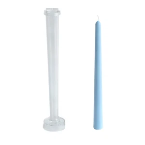 1pc Plastic Taper Candle Mold Thin Long Candle Mould for DIY Making Candle - Picture 1 of 12