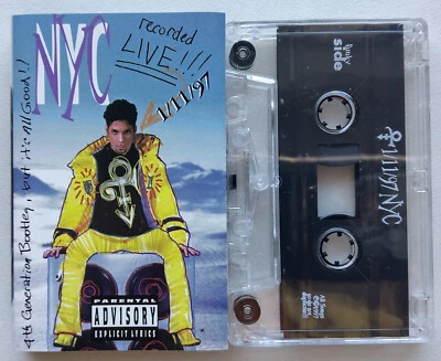 PRINCE TAFKAP - NYC LIVE 1/11/97 (NPG RECORDS) 1997 USA CASSETTE SINGLE - Image 1 of 4