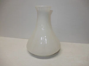 VINTAGE WHITE MILK GLASS ANGLE LAMP REPLACEMENT SHADE 2 - Picture 1 of 4