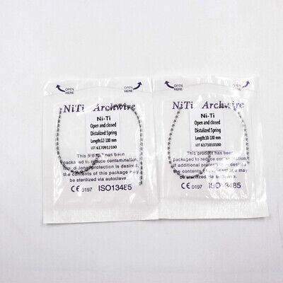 2x Orthodontic Dental Niti Open&Close Coil Spring Distalized 0.010/0.012 *180mm • 9.49$