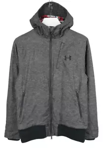 Under Armour Storm Jacke Herren M Reißverschluss Kapuze Gefüttert Mischung Grau - Bild 1 von 10