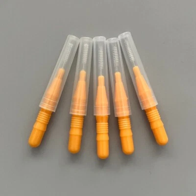 10Pcs Interdental Brush Floss Sticks Tooth Floss Head Toothpick Cleaning 8 Color - Image 1 of 4