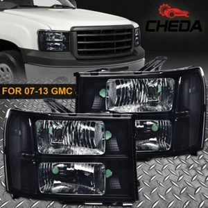 Faros transparentes contra humo aptos para 07-13 GMC Sierra 1500 07-14 2500HD 3500HD nuevos - Imagen 1 de 12