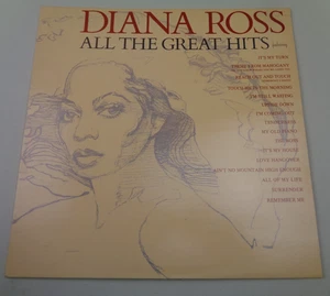Diana Ross All the Great Hits Vinyl LP Album Motown Gatefold - Imagen 1 de 6