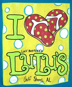 LUCY BUFFETT'S LULU'S T SHIRT TEE GULF SHORES AL ALABAMA MENS SIZE L LARGE - Picture 1 of 5