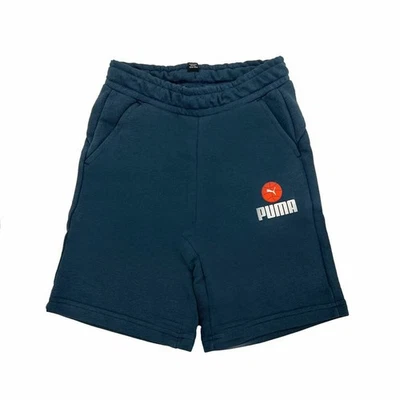 Pantalones Cortos Infantiles Puma Blank Azul oscuro - Imagen 1 de 3