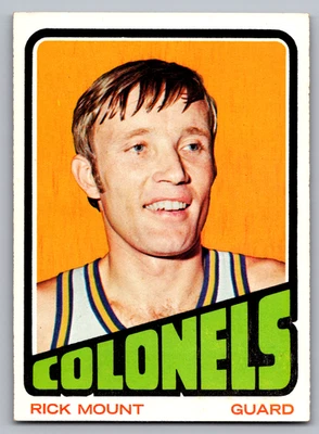 1972-73 TOPPS #237 RICK MOUNT COLONELS - Image 1 of 3
