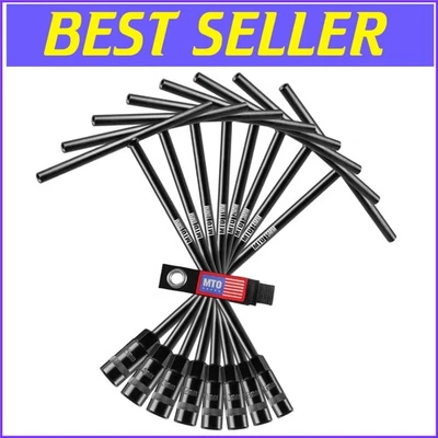 T-Handle Metric Socket Wrench Set - 8 Piece Cr-V Steel with Organizer Strap - Image 1 of 4