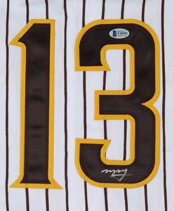 San Diego Padres Manny Machado Signed Jersey Autographed Beckett BAS - Picture 1 of 4