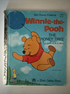 Очень хорошее состояние 1965 HC Little Golden Book раннее издание Disney's Winnie-the-Pooh Honey Tree - Изображение 1 из 3