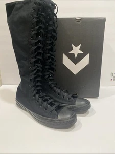 Converse Chuck Taylor All Star XXHi Triple Schwarz Kniehohe Schuhe W/10,50 M/8,5 - Bild 1 von 6