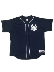 Vintage Majestic New York Yankees #25 Jason Giambi MLB blau Trikot Herren 2XL - Bild 1 von 11