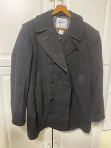 US NAVY USN P PEA Herren Größe 42 R PEACOAT 42 Regular mit Ankerknöpfen - Bild 1 von 13