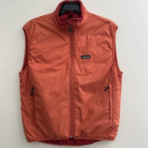 Patagonia Puffball Vest Unisex Size L Orange Full Zip Insulated - READ- - Picture 1 of 13