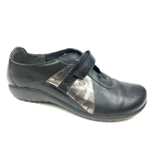 NAOT Amiria Zapatos Antideslizantes de Cuero Negro Para Mujer EU 39 US 8-8.5 - Imagen 1 de 9