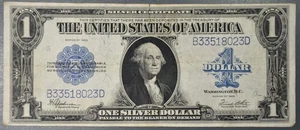 1923 $1 SILVER CERTIF LARGE NOTE Horse Blanket Speelman/White Fr#237 Gr:VF A5646 - Picture 1 of 2