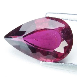 4.03Cts Glorious Natural Rubellite Tourmaline Collection Pear Shape Gemstone - Picture 1 of 7