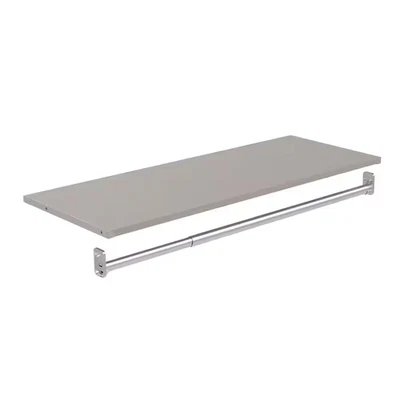 36.02 In. W Smoky Taupe Modular Storage Shelf and Hang Rod Kit - Image 1 of 4