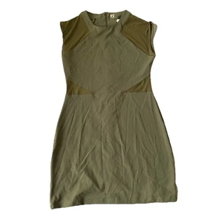 NWOT 4-U PERFORMANCE Sheath Dress With Mesh Women’s XL ATHLEISURE Green - Imagen 1 de 10