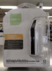 IOGEAR GUH420 USB 2.0-Firewire Hub 4-USB 2-FireWire - Picture 1 of 5