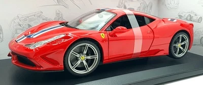 Burago 1/18 Scale 18-16002 - Ferrari 458 Speciale - Red - Image 1 of 4