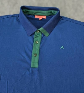 Redvanly Men's XL Blue & Green Soft Golf Polo Shirt - Picture 1 of 4
