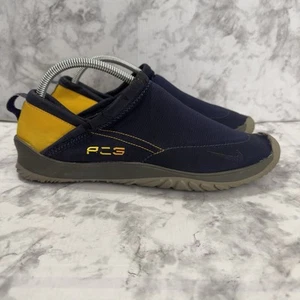 Vintage Nike ACG Aqua Socks Mens 9 Blue Gold Water Shoes Athletic Casual READ - Picture 1 of 15