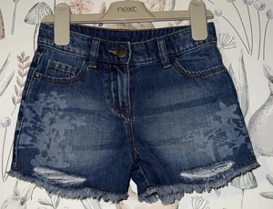Girls Age 5-6 Years - Next Denim Shorts - Picture 1 of 2