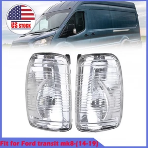 Luz de señal de giro de espejo lateral LED para Ford Transit 150 250 350 350HD AJ 2015-up - Imagen 1 de 7