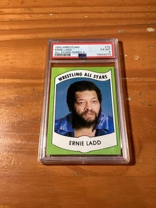 1982 Wrestling All Stars Ernie Ladd PSA 6 Rookie Card Series A The Big Cat - Picture 1 of 2