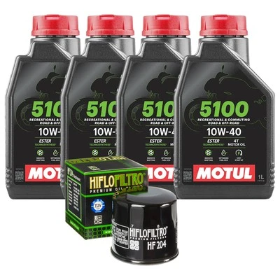 MOTUL KIT TAGLIANDO 4 LITRI 5100 10W40 + FILTRO OLIO FJS Silver Wing 400 2006-2008